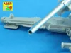 Aber Models German 88mm L/56 two-piece barrel - német 88 mm-es L/56 kétrészes lövegcső