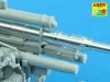 Aber Models German 88mm L/56 two-piece barrel - német 88 mm-es L/56 kétrészes lövegcső