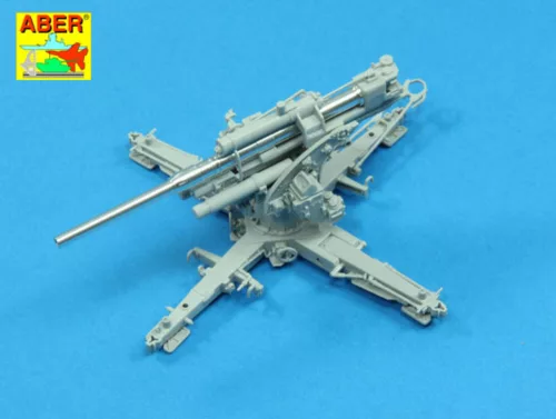 Aber Models German 88mm L/56 two-piece barrel - német 88 mm-es L/56 kétrészes lövegcső