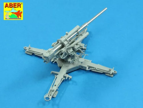 Aber Models German 88mm L/56 two-piece barrel - német 88 mm-es L/56 kétrészes lövegcső