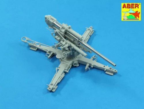 Aber Models German 88mm L/56 single-piece barrel for Flak 18/37 - Flak 18/37 – német 88 mm-es L/56 egyrészes lövegcső