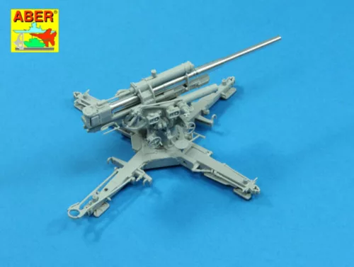 Aber Models German 88mm L/56 single-piece barrel for Flak 18/37 - Flak 18/37 – német 88 mm-es L/56 egyrészes lövegcső