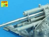Aber Models German 88mm L/56 single-piece barrel for Flak 18/37 - Flak 18/37 – német 88 mm-es L/56 egyrészes lövegcső