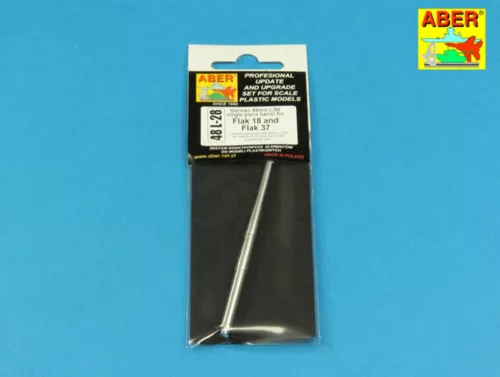 Aber Models German 88mm L/56 single-piece barrel for Flak 18/37 - Flak 18/37 – német 88 mm-es L/56 egyrészes lövegcső