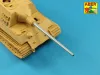 Aber Models 128mm PaK 44 gun for Jagdtiger - 128 mm-es PaK 44 lövegcső – Jagdtigerhez