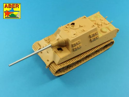 Aber Models 128mm PaK 44 gun for Jagdtiger - 128 mm-es PaK 44 lövegcső – Jagdtigerhez