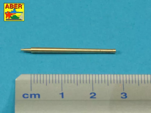 Aber Models German 3,7 cm KwK A 7 L/42 tank gun barrel for Pz.Kpfw. 38(t) - német 3,7 cm-es KwK A 7 L/42 harckocsi-lövegcső