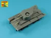 Aber Models German 3,7 cm KwK A 7 L/42 tank gun barrel for Pz.Kpfw. 38(t) - német 3,7 cm-es KwK A 7 L/42 harckocsi-lövegcső