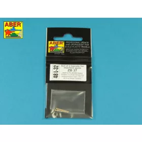   Aber Models Set of 2 Barrels for ZB 37 machine guns [used on Pz.35/38(t)] - ZB 37 géppuskacsövek – 2 db, Pz.35(t)/Pz.38(t) harckocsikhoz