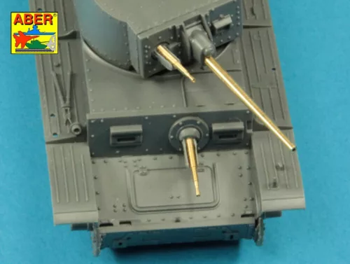 Aber Models Set of 2 Barrels for ZB 37 machine guns [used on Pz.35/38(t)] - ZB 37 géppuskacsövek – 2 db, Pz.35(t)/Pz.38(t) harckocsikhoz