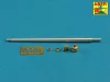 Aber Models German 88mm Pak 43/2 L/71 barrel for Sd.Kfz.184 Elefant - német 88 mm-es Pak 43/2 L/71 lövegcső