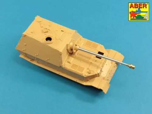 Aber Models German 88mm Pak 43/2 L/71 barrel for Sd.Kfz.184 Elefant - német 88 mm-es Pak 43/2 L/71 lövegcső