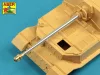 Aber Models German 88mm Pak 43/2 L/71 barrel for Sd.Kfz.184 Elefant - német 88 mm-es Pak 43/2 L/71 lövegcső