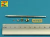 Aber Models német 8,8 cm-es KwK 43/2 L/71 egyrészes lövegcső – King Tiger Porsche toronyhoz
