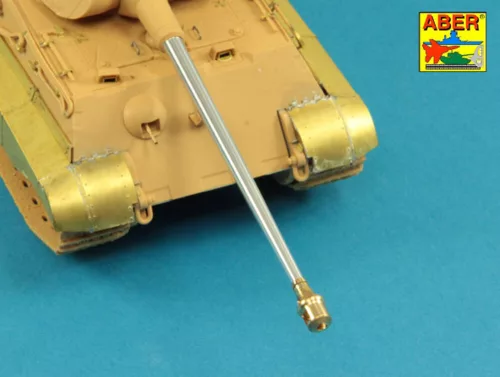 Aber Models német 8,8 cm-es KwK 43/2 L/71 egyrészes lövegcső – King Tiger Porsche toronyhoz