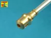 Aber Models német 8,8 cm-es KwK 43/2 L/71 egyrészes lövegcső – King Tiger Porsche toronyhoz