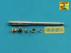 Aber Models German 88 mm KwK 36 L/56 Tiger I Late Barrel - német 88 mm-es KwK 36 L/56 Tiger I késői lövegcső