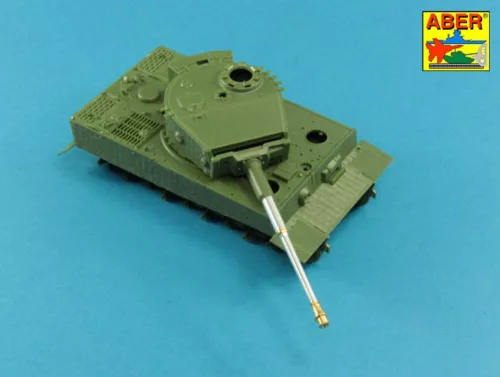 Aber Models German 88 mm KwK 36 L/56 Tiger I Late Barrel - német 88 mm-es KwK 36 L/56 Tiger I késői lövegcső