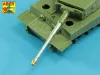 Aber Models German 88 mm KwK 36 L/56 Tiger I Late Barrel - német 88 mm-es KwK 36 L/56 Tiger I késői lövegcső