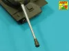 Aber Models Russian 122 mm D-25T tank barrel for IS-2 - orosz 122 mm-es D-25T harckocsi-lövegcső