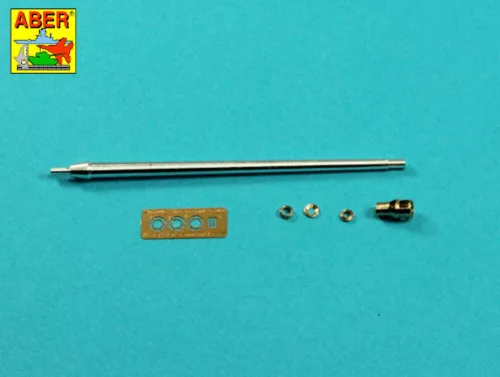Aber Models Barrel 7,5cm KwK 42L/70 for German tank Panther - német harckocsi Panther – 7,5 cm-es KwK 42L/70 lövegcső