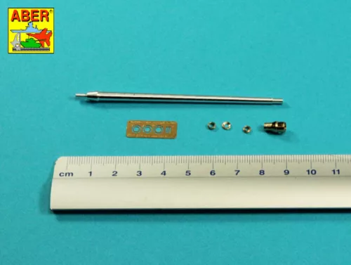 Aber Models Barrel 7,5cm KwK 42L/70 for German tank Panther - német harckocsi Panther – 7,5 cm-es KwK 42L/70 lövegcső