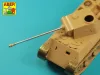 Aber Models Barrel 7,5cm KwK 42L/70 for German tank Panther - német harckocsi Panther – 7,5 cm-es KwK 42L/70 lövegcső