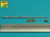 Aber Models German 88mm Pak 43/1 L/71 barrel for Sd.Kfz.164 Nashorn - német 88 mm-es Pak 43/1 L/71 lövegcső
