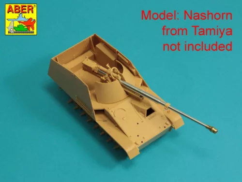 Aber Models German 88mm Pak 43/1 L/71 barrel for Sd.Kfz.164 Nashorn - német 88 mm-es Pak 43/1 L/71 lövegcső