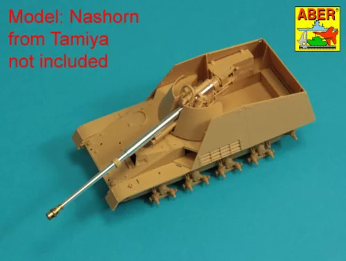Aber Models German 88mm Pak 43/1 L/71 barrel for Sd.Kfz.164 Nashorn - német 88 mm-es Pak 43/1 L/71 lövegcső