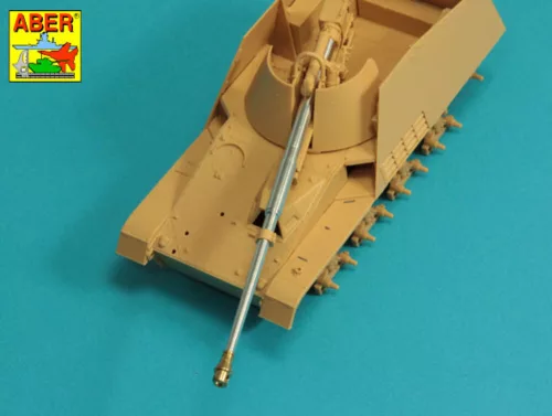 Aber Models German 88mm Pak 43/1 L/71 barrel for Sd.Kfz.164 Nashorn - német 88 mm-es Pak 43/1 L/71 lövegcső