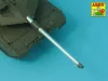 Aber Models 120 mm L/55 Barrel for German Tank Leopard 2A7V - 120 mm-es L/55 lövegcső – Leopard 2A7V-hez