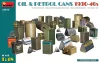 MiniArt Oil & Petrol Cans 1930-40s – 1:48 dioráma-kiegészítő