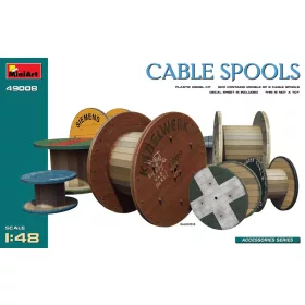 MiniArt Cable Spools – 1:48 dioráma-kiegészítő