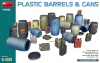 MiniArt Plastic Barrels & Cans – 1:48 dioráma-kiegészítő