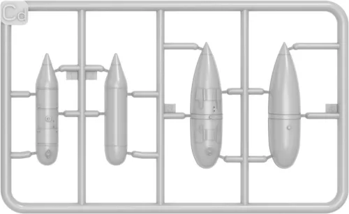 MiniArt German Fuel Drop Tanks and Bombs – 1:48 makett-kiegészítő