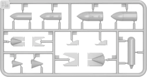 MiniArt German Fuel Drop Tanks and Bombs – 1:48 makett-kiegészítő
