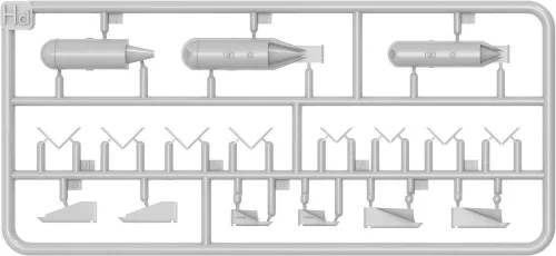 MiniArt German Fuel Drop Tanks and Bombs – 1:48 makett-kiegészítő