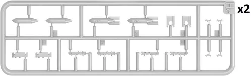 MiniArt German Fuel Drop Tanks and Bombs – 1:48 makett-kiegészítő