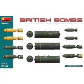 MiniArt British Bombs – 1:48 makett-kiegészítő