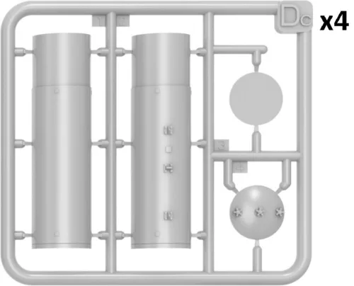 MiniArt British Bombs – 1:48 makett-kiegészítő