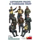 MiniArt Luftwaffe Pilots and Command Staff – 1:48 figura makett