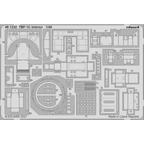   Eduard Accessories TBF-1C interior, for ACADEMY - TBF-1C belsőtér-részletező készlet