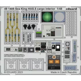   Eduard Accessories Sea King HAS.5 cargo interior 1/48 - Sea King HAS.5 tehertér-részletező készlet