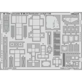   Eduard Accessories Lancaster B Mk.III Dambuster cockpit 1/48 HKM - cockpitkészlet