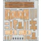 Eduard Accessories B-17F wooden floors & ammo boxes 1/48 - fegyverzet-részletező készlet