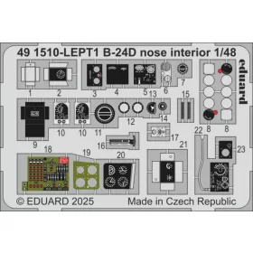   Eduard Accessories B-24D nose interior  HOBBY BOSS - orr-rész belsőtér-részletező készlet