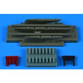   Aires RF-5E Tiger II pylons & missile launchers für AFV CLUB - fegyverfelfüggesztő pilonok