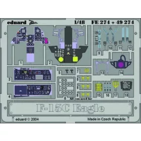   Eduard Accessories F-15C Eagle Interior Set - belsőtér-részletező készlet