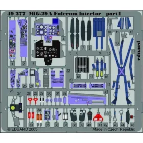   Eduard Accessories MiG-29A Fulcrum interior für Academy Bausatz - MiG-29A Fulcrum belsőtér-részletező készlet